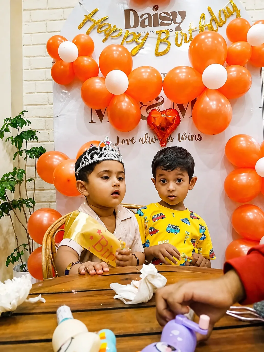 Family celebration at Daisy Cafe & Eatery